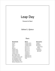 Leap Day Concert Band sheet music cover Thumbnail
